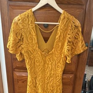 Yellow maxi dress altar’d state